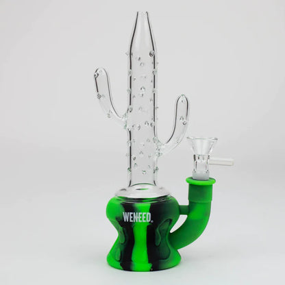 Cactus  Water Pipe Silicone Bong 9"