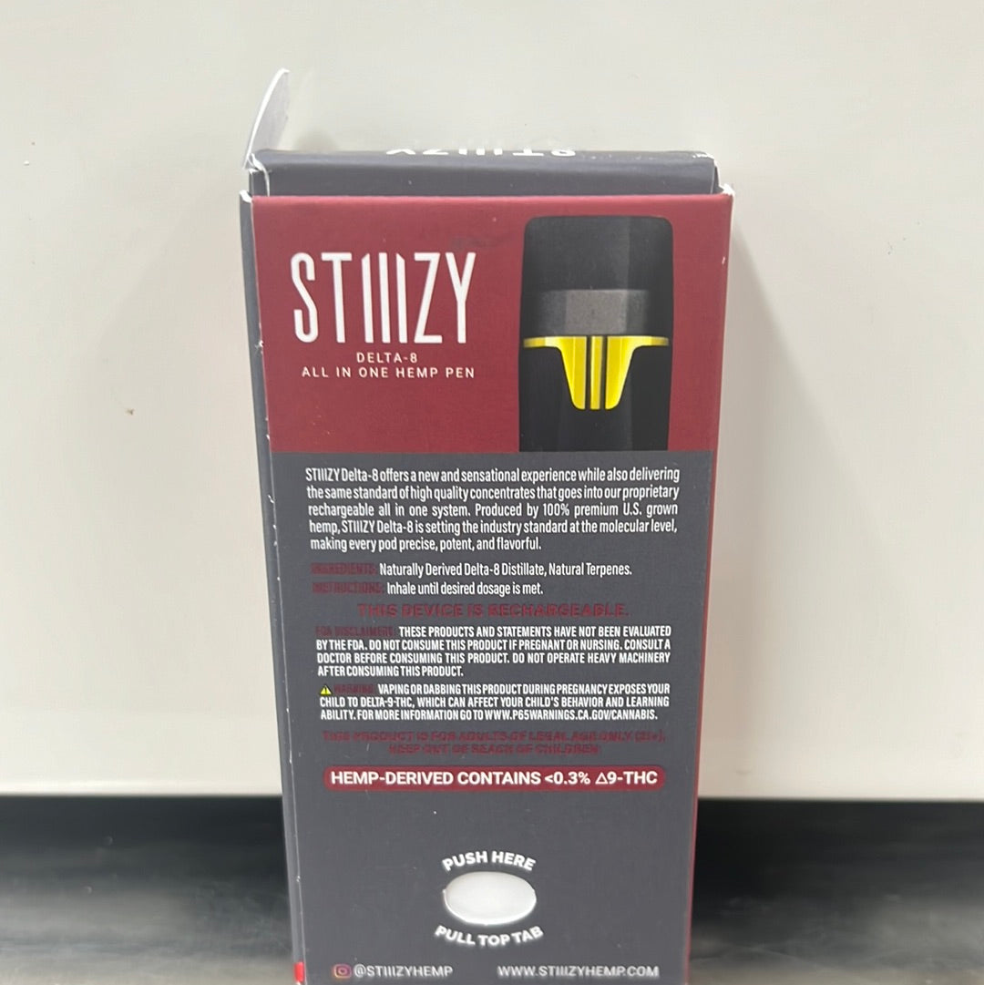 Stiiizy Hemp Live Resin HHC D8 XBLEND THC Pods 1G