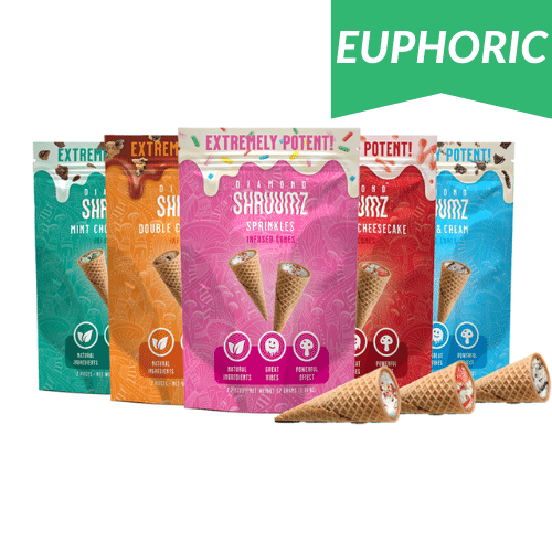 Diamond Shruumz - Mushroom Infused Cones - 2pk