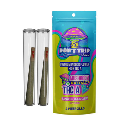 DOZO DONT TRIP MUSHROOM EXTRACT + THC-A PREROLLS- 3G