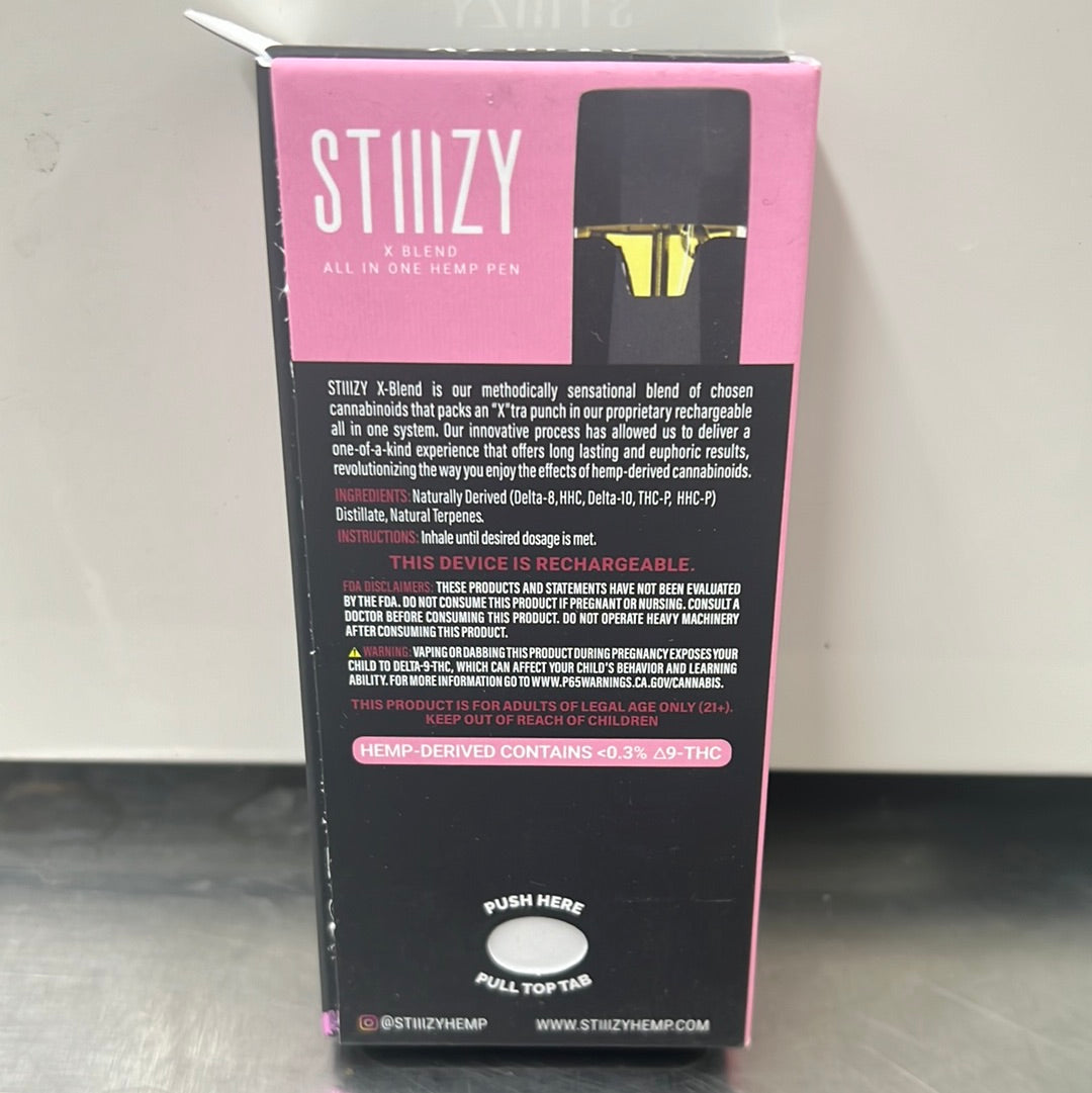 Stiiizy Hemp Live Resin HHC D8 XBLEND THC Pods 1G