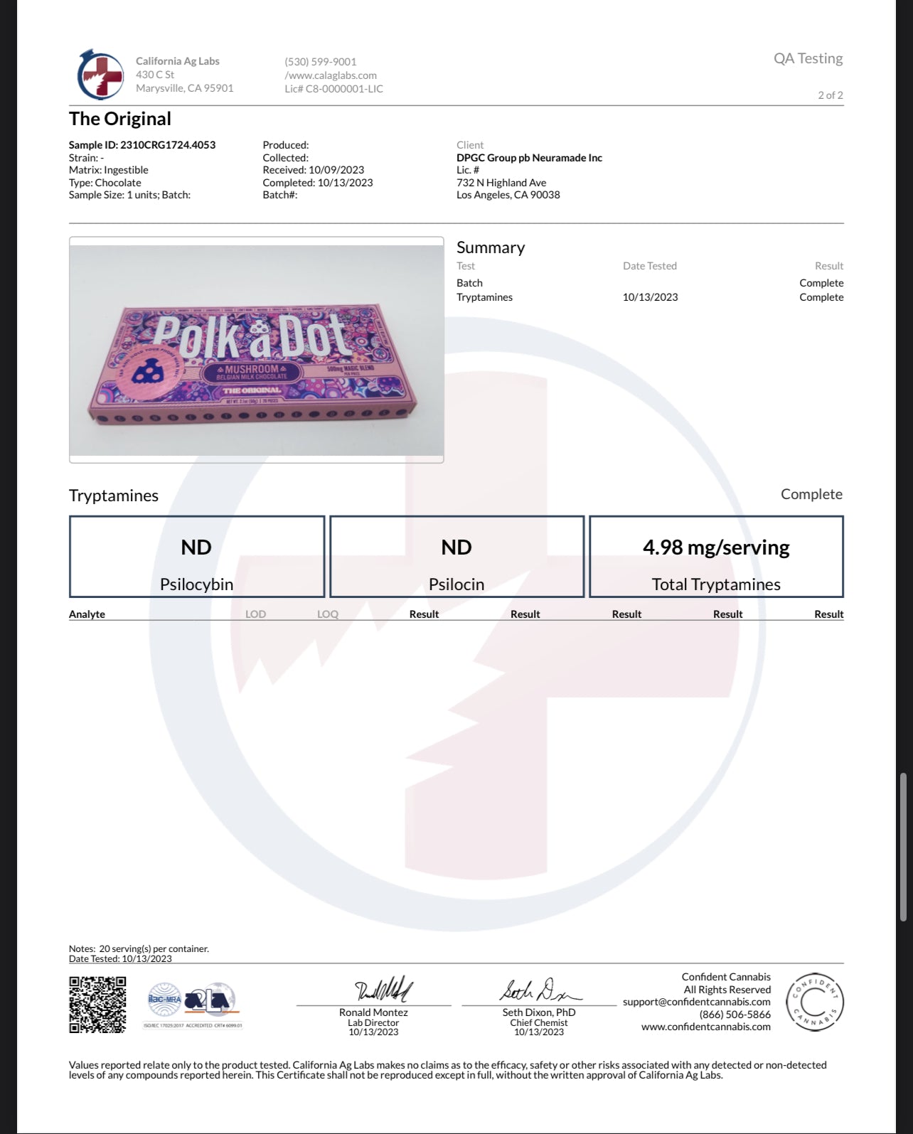 Polk A Dot x URB Mushroom Chocolate Bar | 10,000MG