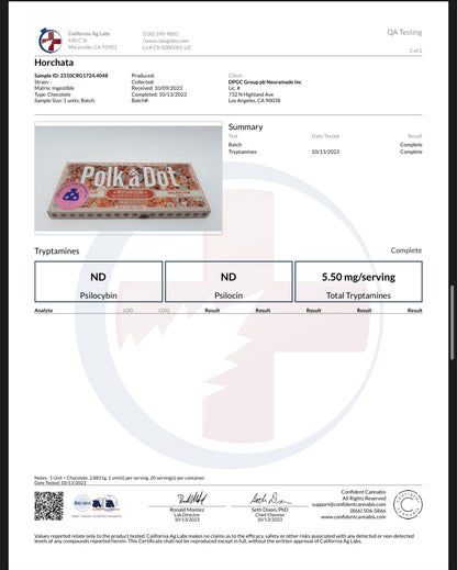 Polk A Dot x URB Mushroom Chocolate Bar | 10,000MG