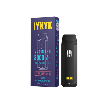 IYKYK VVS Blend THC-A/D8/THC-P Disposable 3G