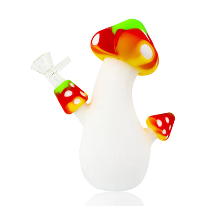 MUSHROOM SILICONE WATER PIPE