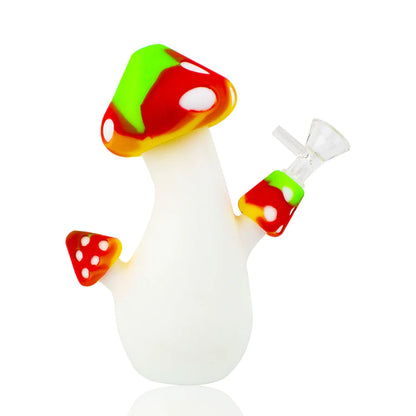 MUSHROOM SILICONE WATER PIPE