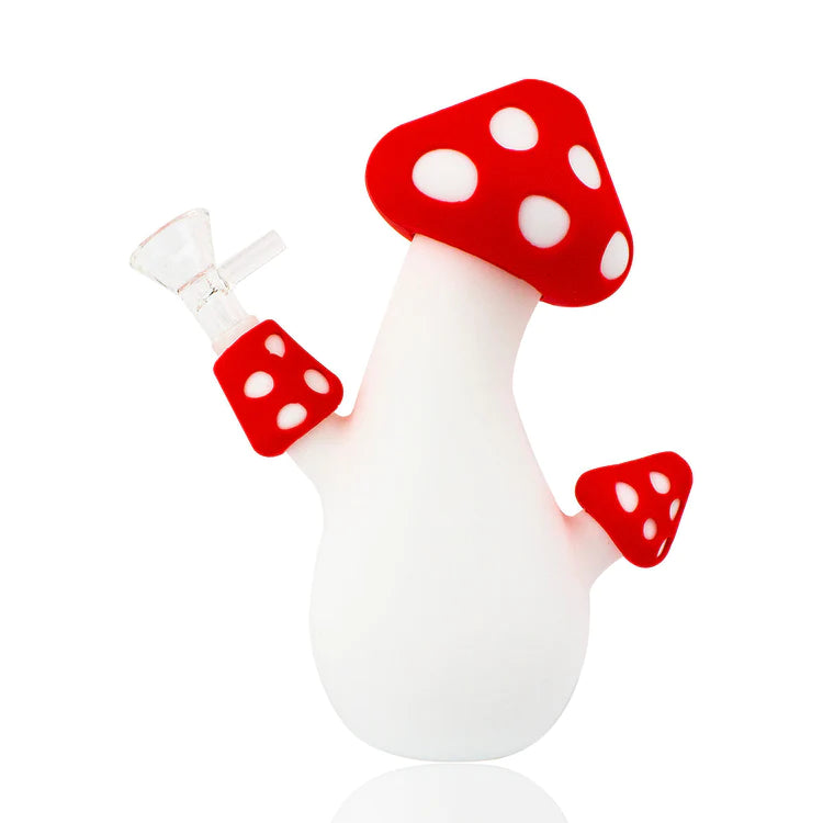 MUSHROOM SILICONE WATER PIPE