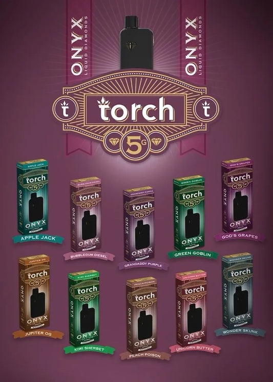 Torch Onyx THC-A Liquid Diamonds Disposable | 5G