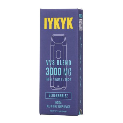 IYKYK VVS Blend THC-A/D8/THC-P Disposable 3G