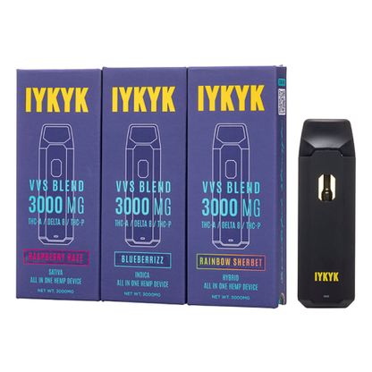 IYKYK VVS Blend THC-A/D8/THC-P Disposable 3G