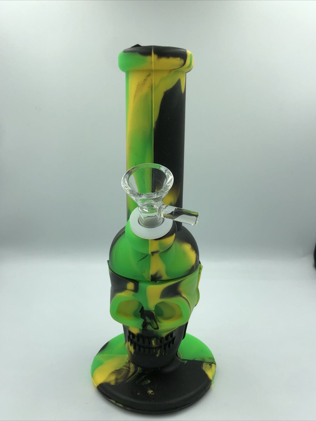 Unbreakable Silicone Skull Bong Detachable Water Pipe