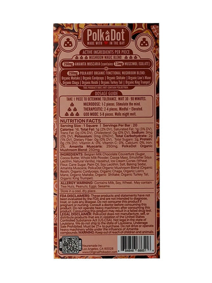 Copy of Polk A Dot x URB Mushroom Chocolate Bar | 10,000MG